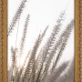 Goldener, verschnörkelter Holzbilderrahmen, 30x40 cm, im Barockstil. Ideal für Fotos und Kunstdrucke.