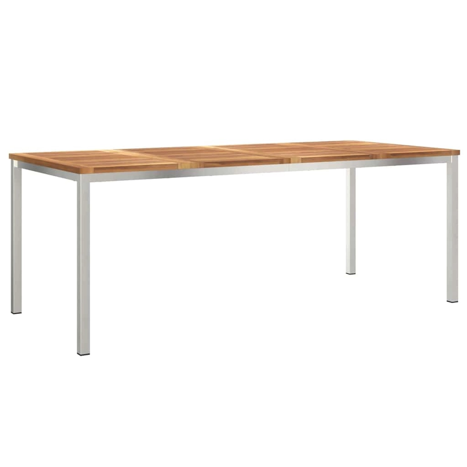 vidaXL Esstischfürdraußen Braun 200x90x75cm Massives Teakholz 42006192 günstig online kaufen