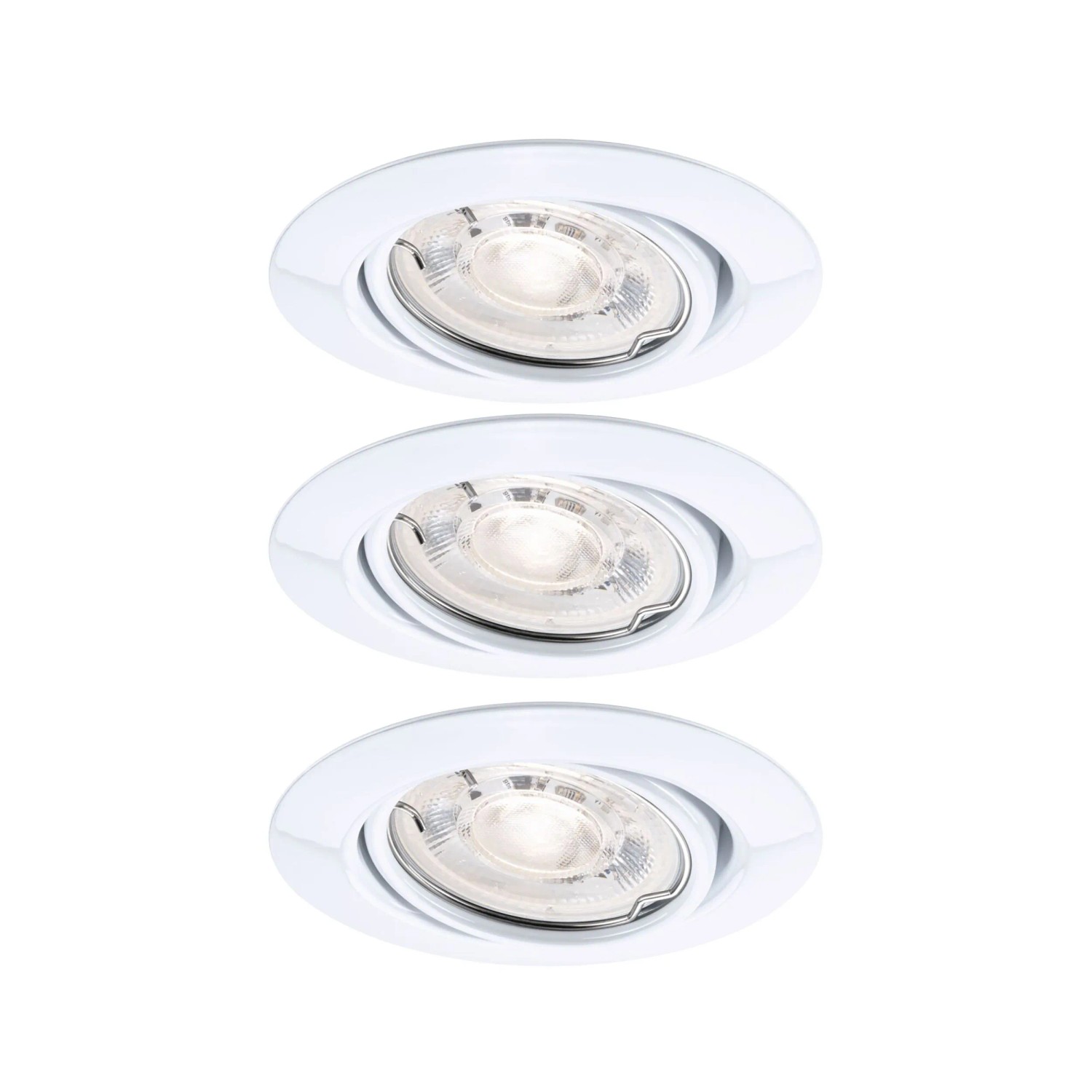 Paulmann LED EBL Base 3er-Set 3x550,m 3x4,9 W 2700 K Weiß Dimmbar