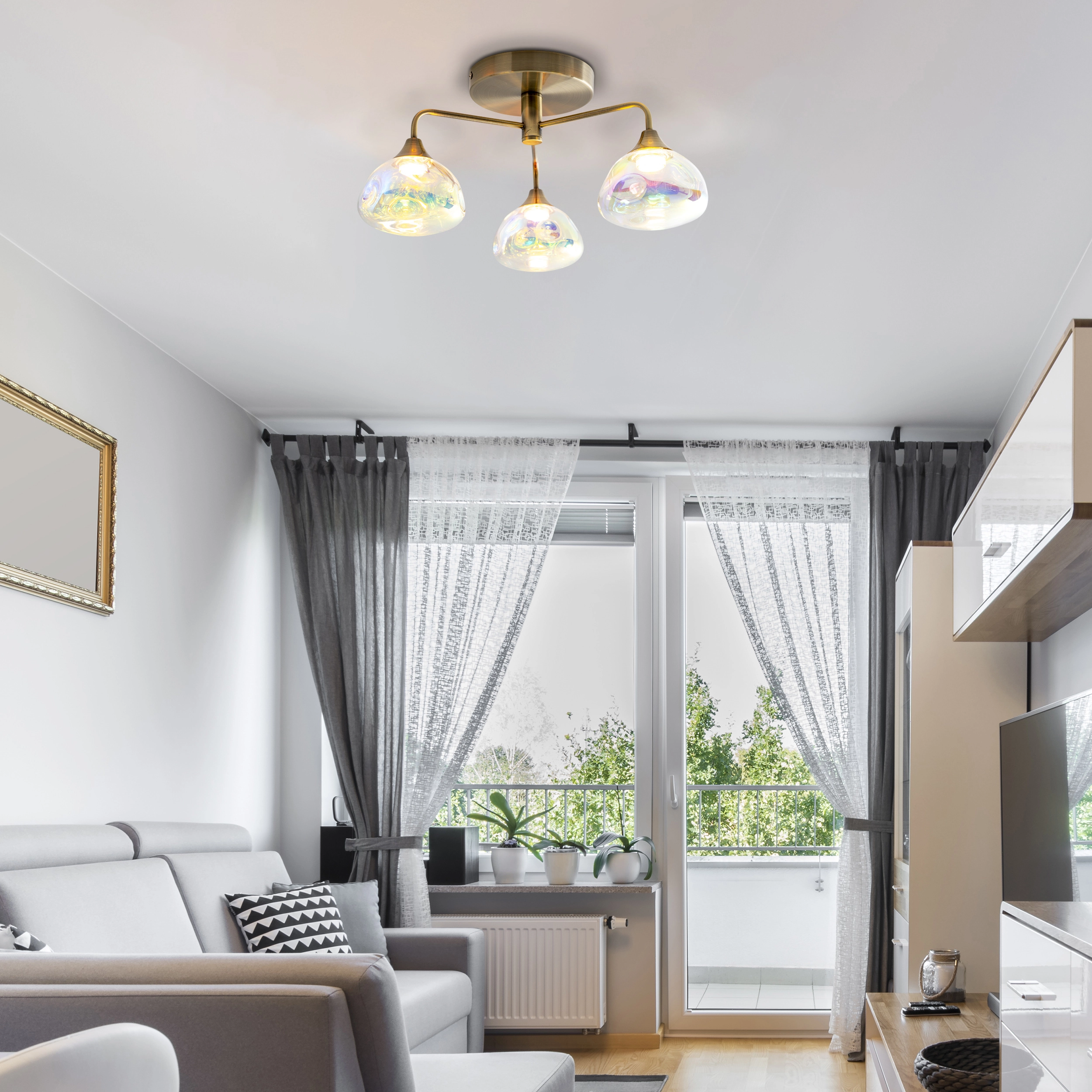 OBI bei LED-Deckenleuchte Varna kaufen Näve 3-flammig