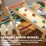 AIYAPLAY Klettergerüst 5-in-1 mit Rutsche und Kletterdreieck für Kinder.