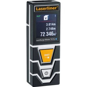 Laserliner LaserRange-Master T4 Pro: Digitaler Laser-Entfernungsmesser für präzise Messungen.