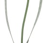 Gartenstecker Tulpe, gelb-grün, 45,5cm hoch, aus Metall für Gartendekoration.