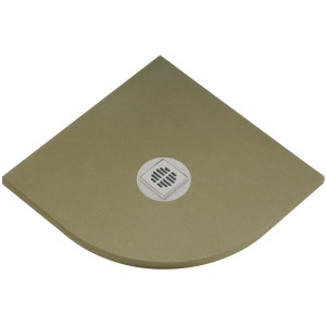 Bodenebenes, verfliesbares Duschelement 100x100 cm mit waagerechtem Ablauf.