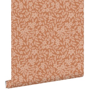 ESTAhome Tapete Blumen Terrakotta 50 X 900 Cm 131442