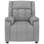 vidaXL Relaxsessel Elektrisch Hellgrau Stoff 3143567_4