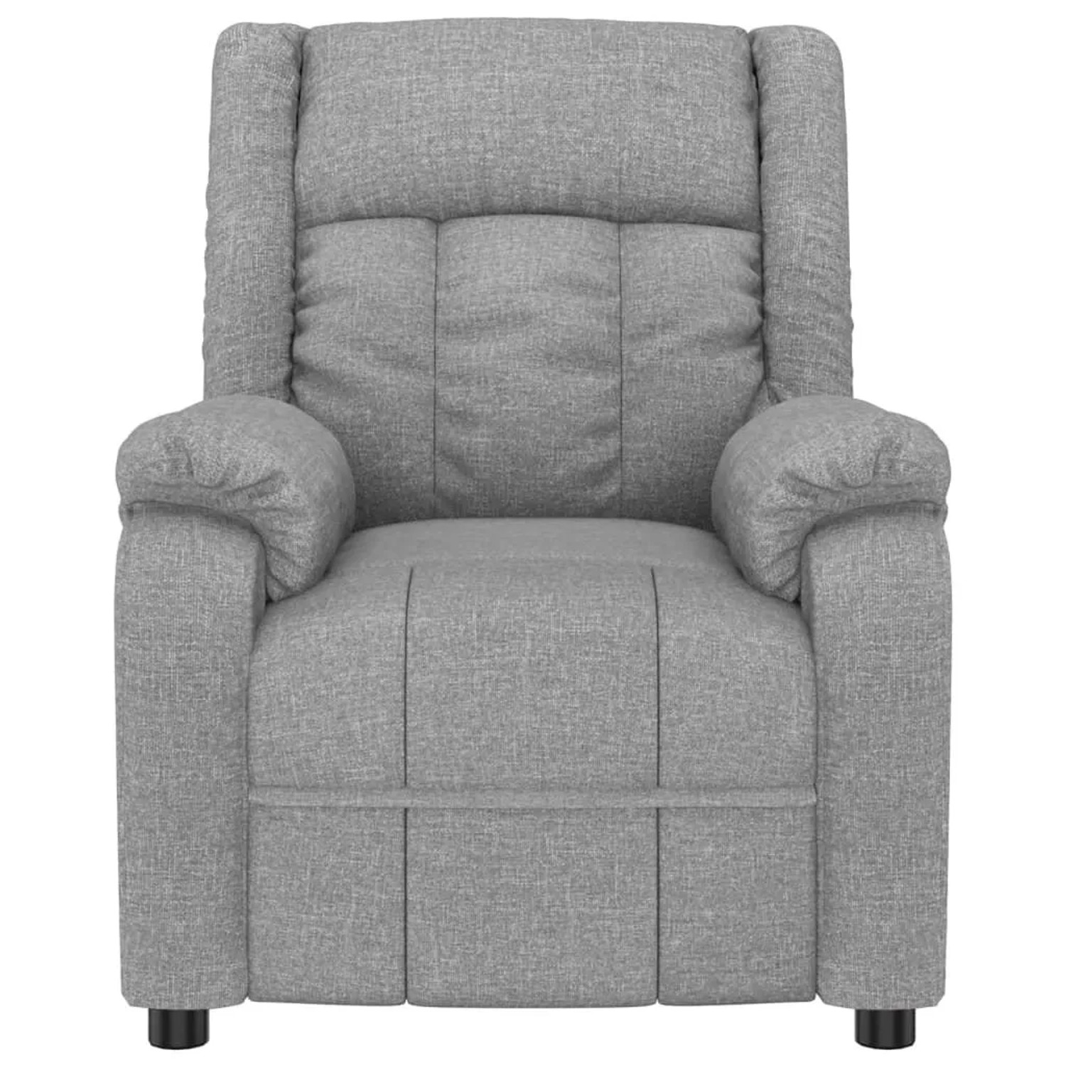 vidaXL Relaxsessel Elektrisch Hellgrau Stoff 3143567_4