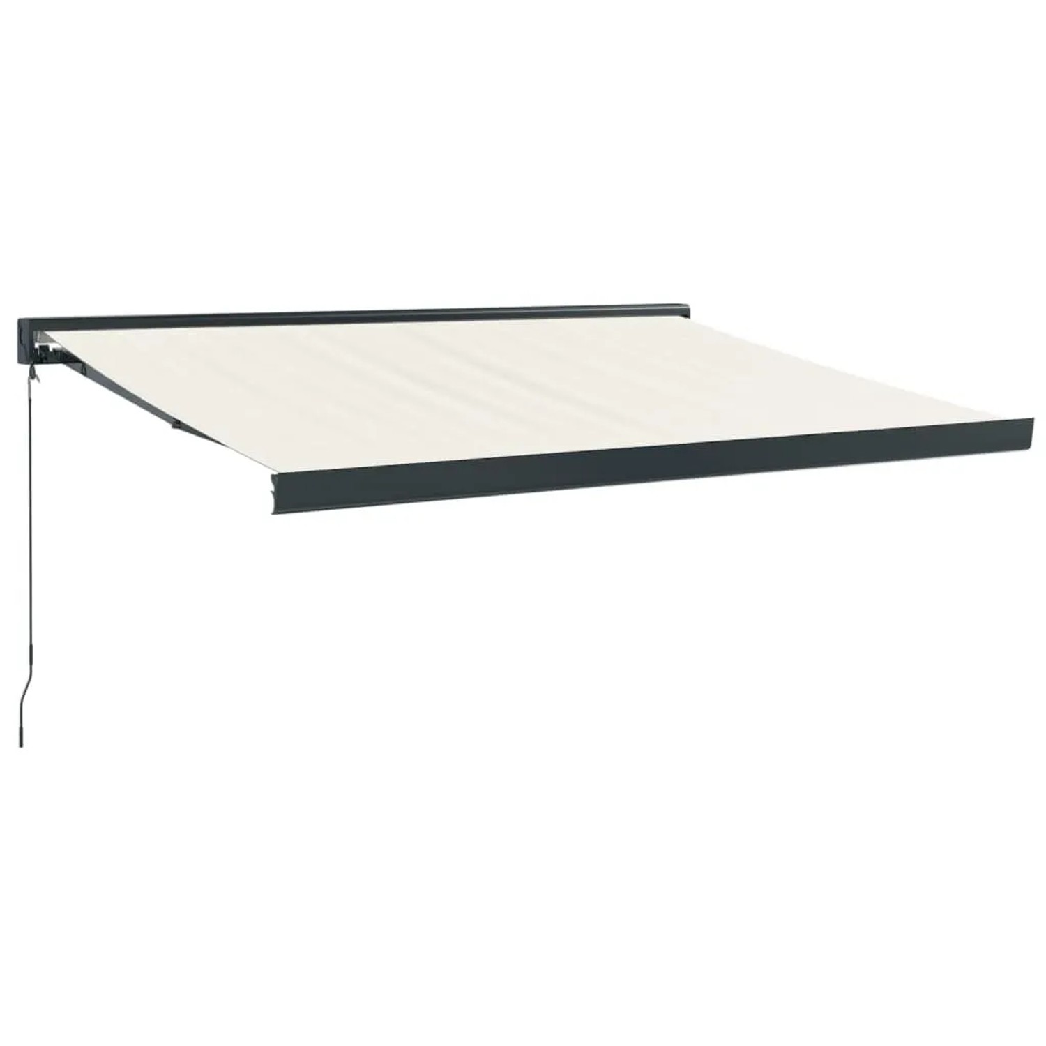 Furnicato Einziehbare Markise 3 5x2 5 M Creme Aus Pulverbeschichtetem Aluminium Mit Uv Beständigem Polyesterstoff