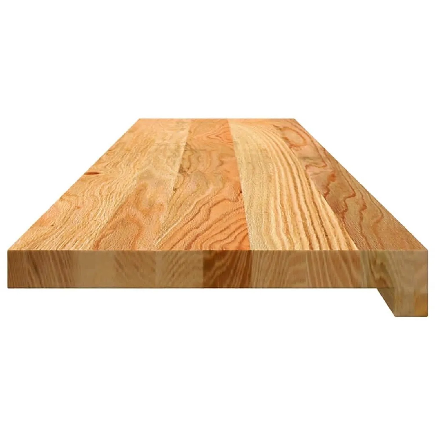 vidaXL Fensterbänke 2 Stk Hellbraun 110x25x2 cm Massivholz Eiche 4009145_5