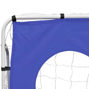 vidaXL Fußballtor mit Torwand 240x92x150 cm Stahl Hochwertig 90573
