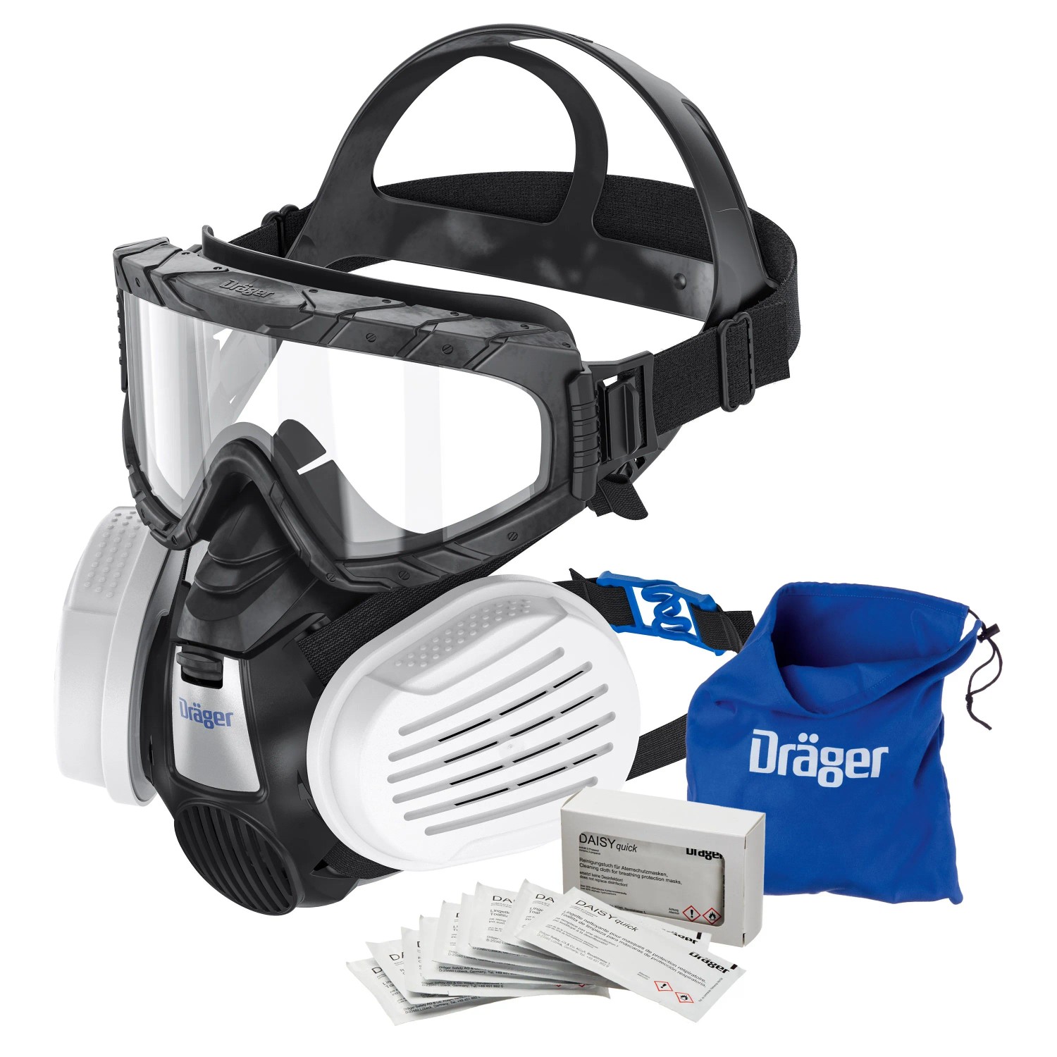 Dräger Waldbrandset mit P3 Filter Größe M