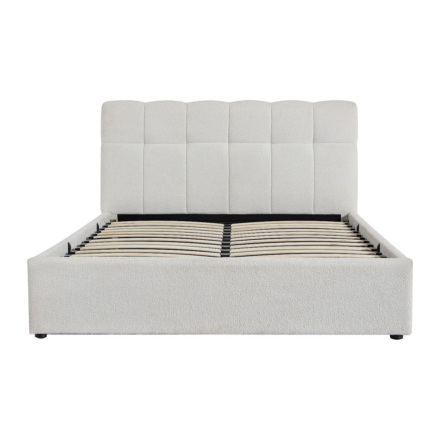 Vente-unique Bett Mit Bettkasten Maziri Weiß 152 cm