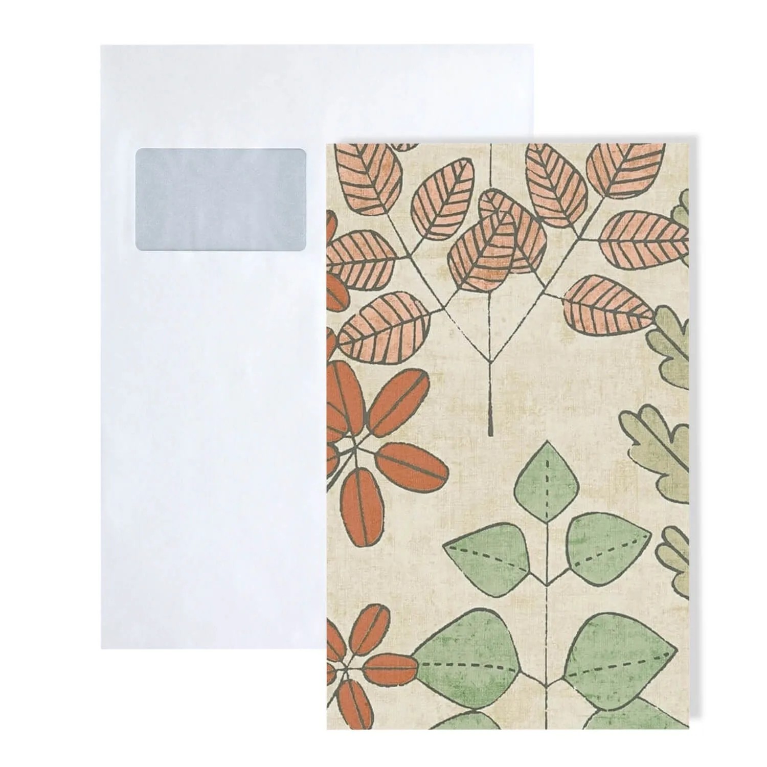 PROFHOME S-791492-GU DIN A4 Muster der Floralen Tapete 1 Musterstück