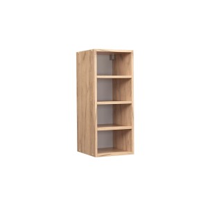 Vicco Hängeschrank Fame-Line, offener Küchenschrank in Goldkraft Eiche, 30 cm breit.