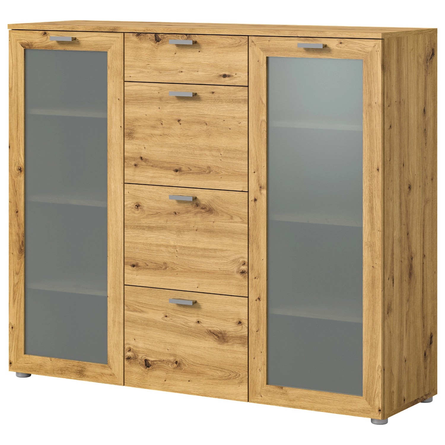 Inn.Furn Kommode Eiche Artisan 135 cm mit Soft-Close-Funktion Dante günstig online kaufen
