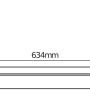 Osram LED-Lichtleiste Value Batten 10 W 63,4 x 2,9 x 4,4 cm Silber_5