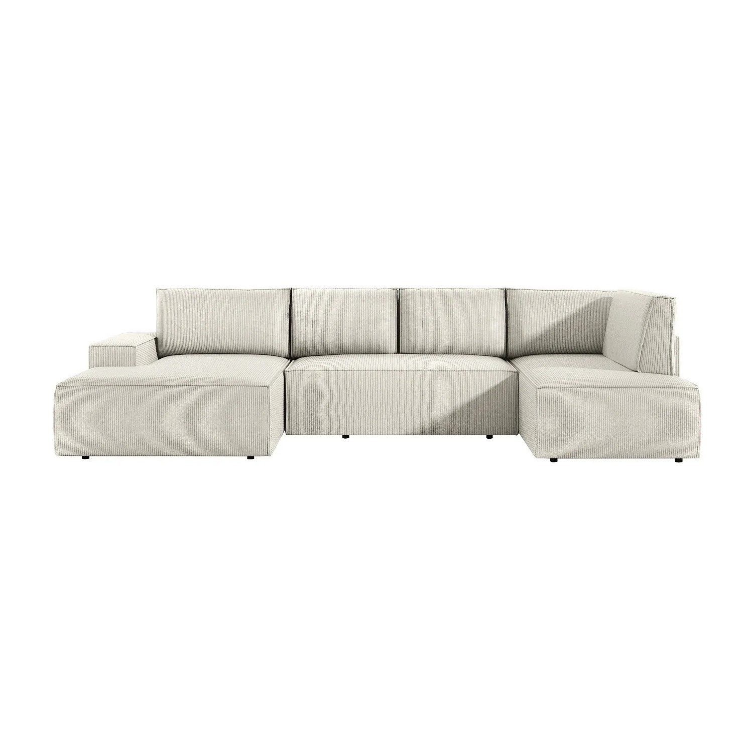 Vente-unique Schlafsofa Amelia Beige 349 cm