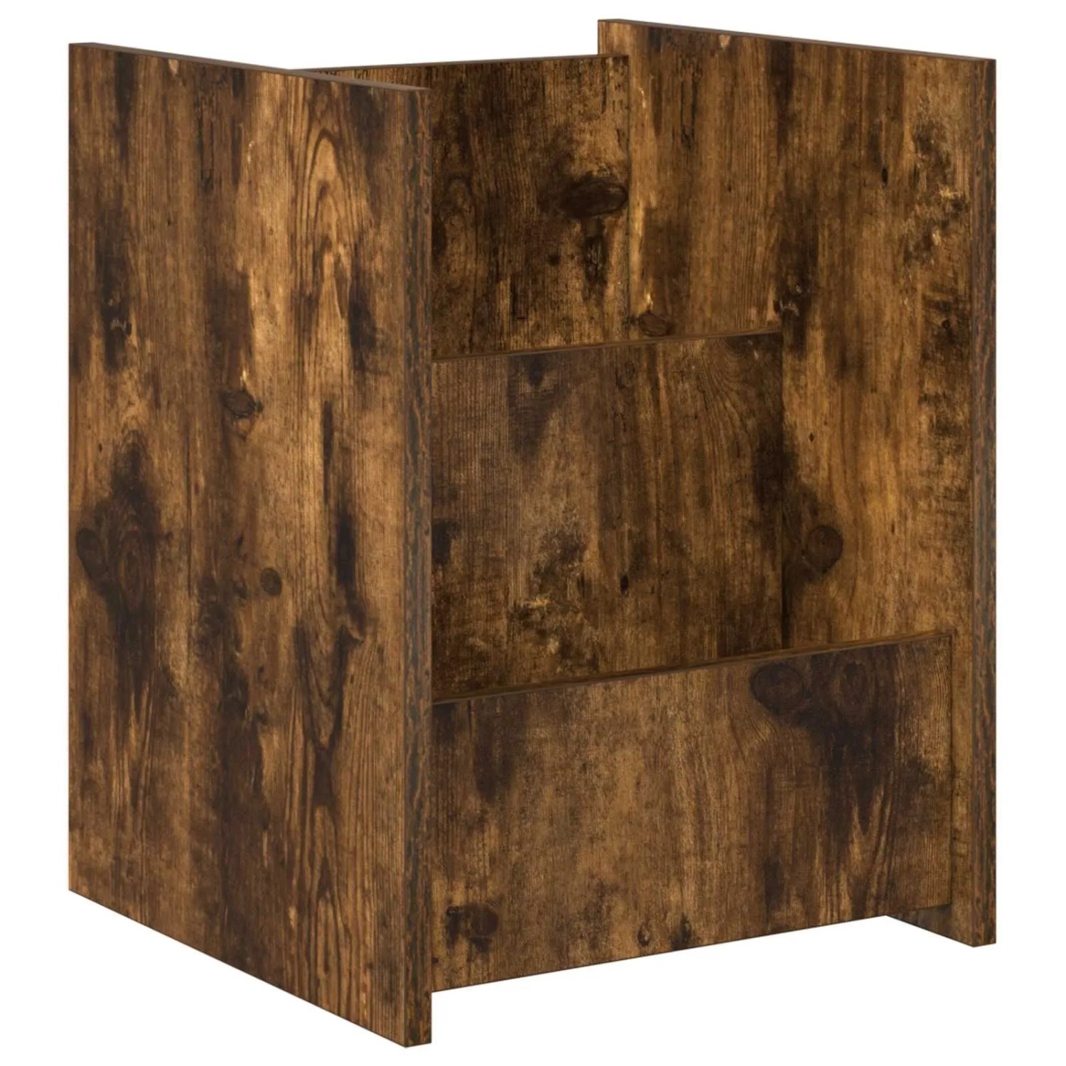 vidaXL Magazinregal Geräucherte Eiche 35 x 35 x 45 cm Holzwerkstoff 890868
