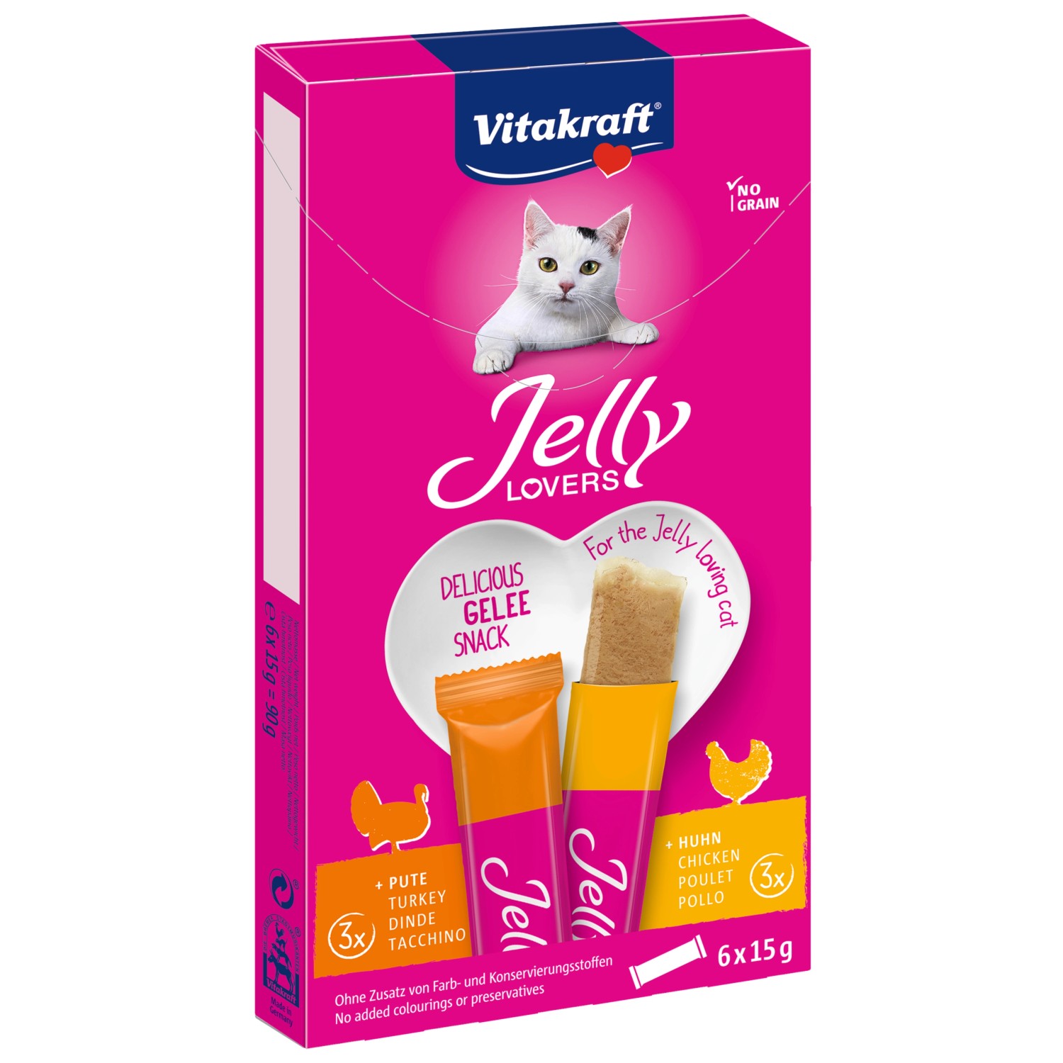 Vitakraft Jelly Lovers Huhn/Pute 6 x 15 g