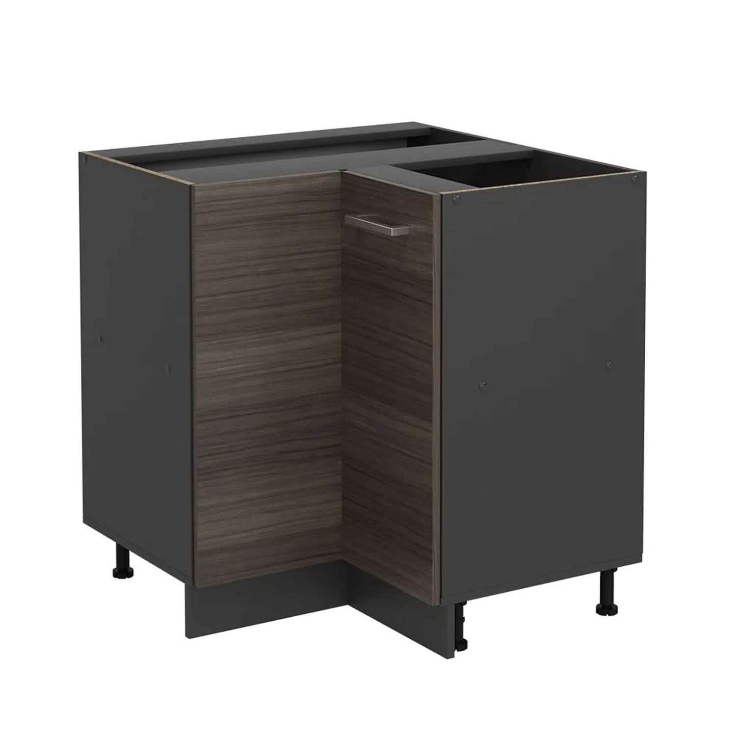 Vicco Eckunterschrank R-Line EdelGrau 76 x 82 ohne Arbeitsplatte Art Nr 54017