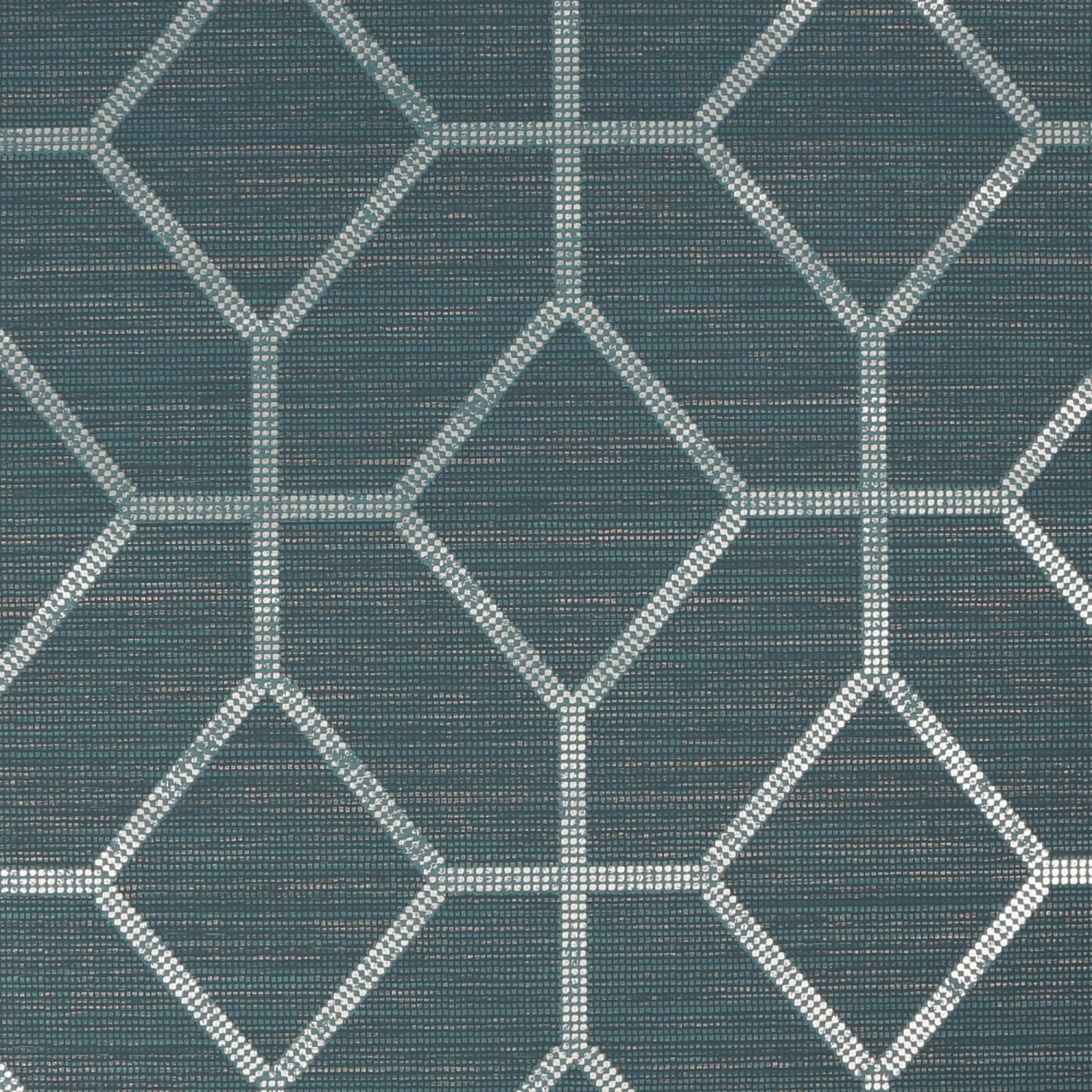 Boutique Vliestapete Asscher Geo Teal 10,05 x 0,52 m günstig online kaufen