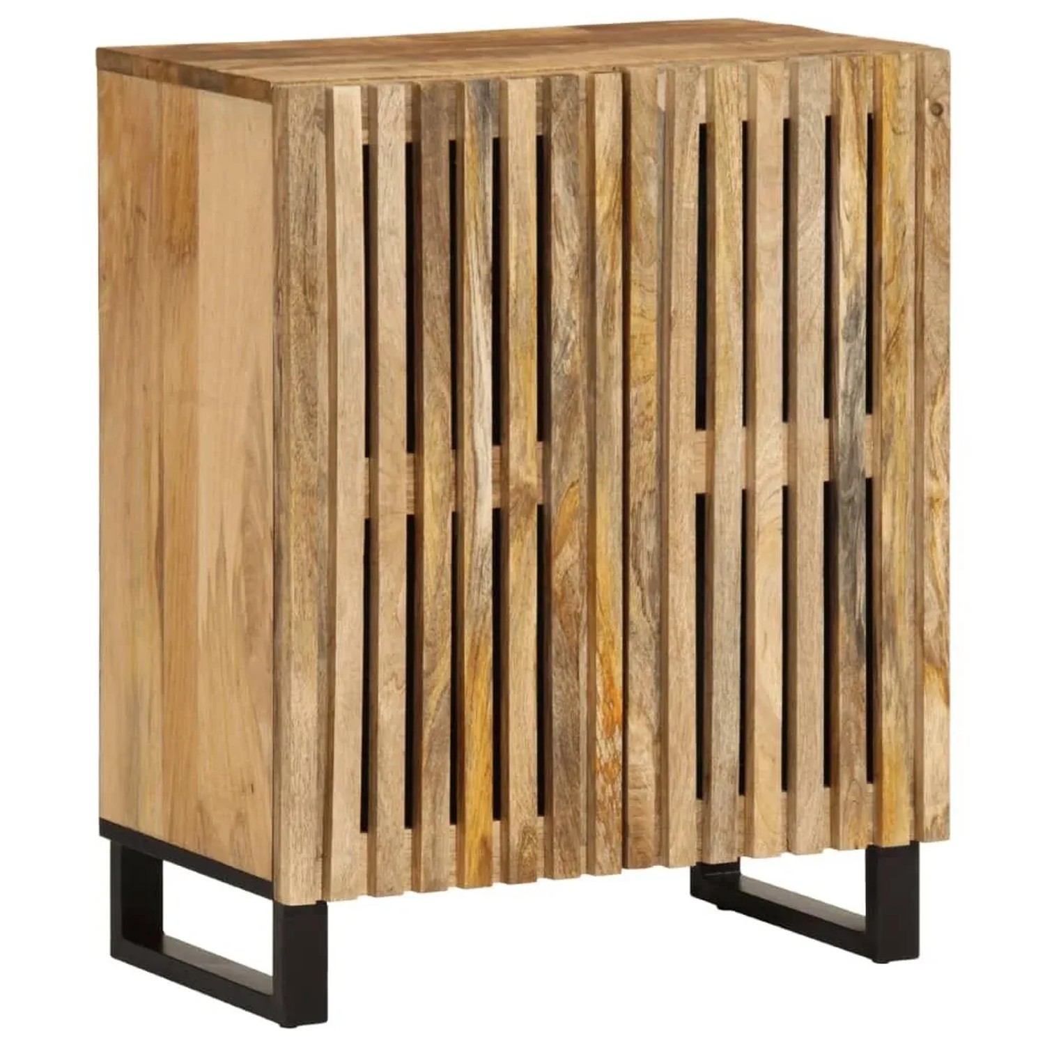 vidaXL Sideboard 60x34x75 cm Raues Massives Mangoholz 377446 günstig online kaufen
