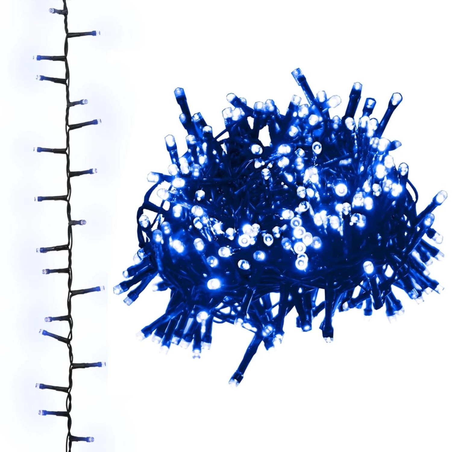 Thumbnail - vidaXL LED-Lichterkette mit 1000 LEDs Blau 25 m PVC 343261