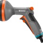 Gardena Comfort Multibrause, Gartenspritze mit 5 Sprühbildern und ergonomischem Griff.