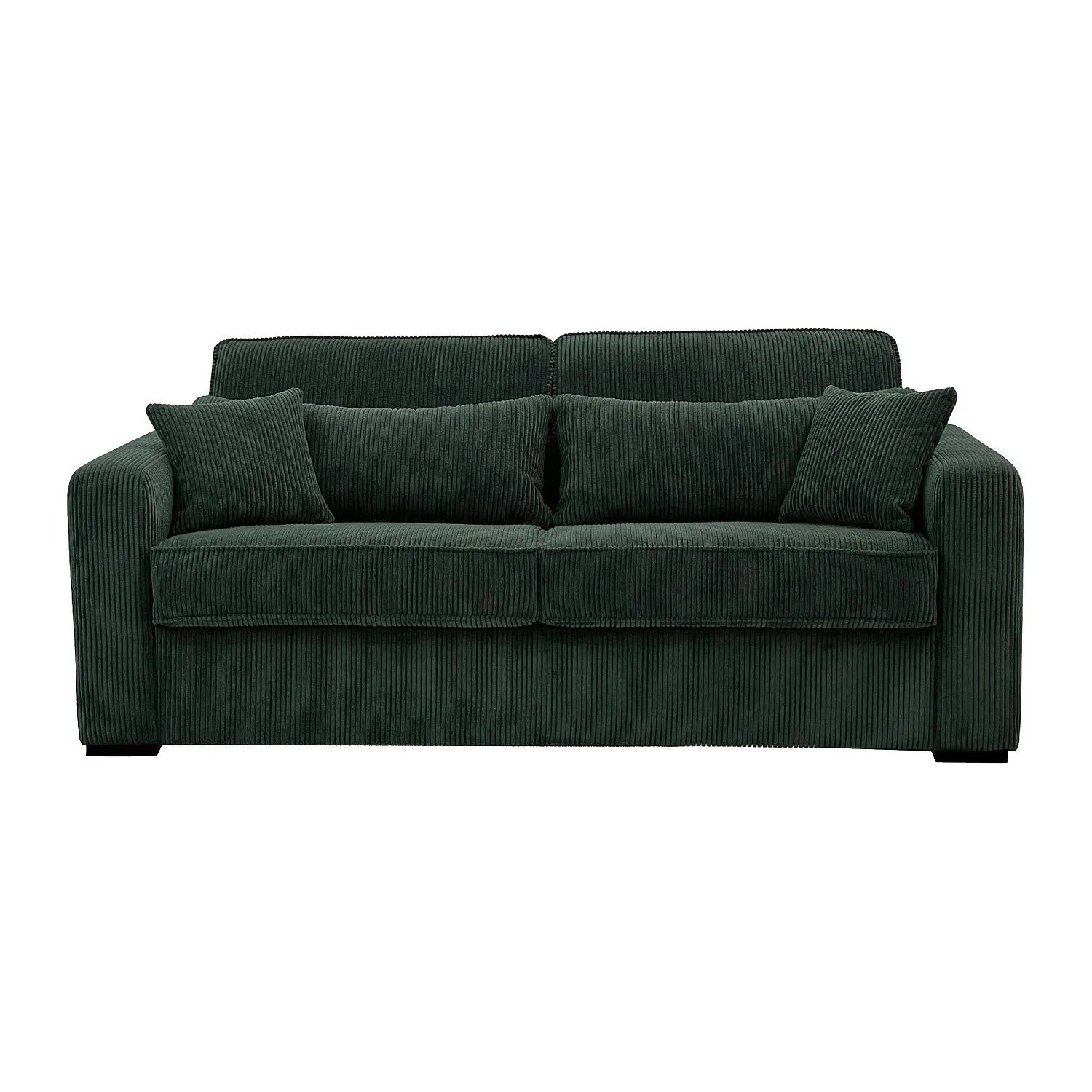 Vente-unique Schlafsofa Mondovi Grün 214 cm