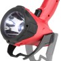 Roter Eufab LED Handscheinwerfer 3W mit Haltebügel, ideal für Auto, Camping und Freizeit.