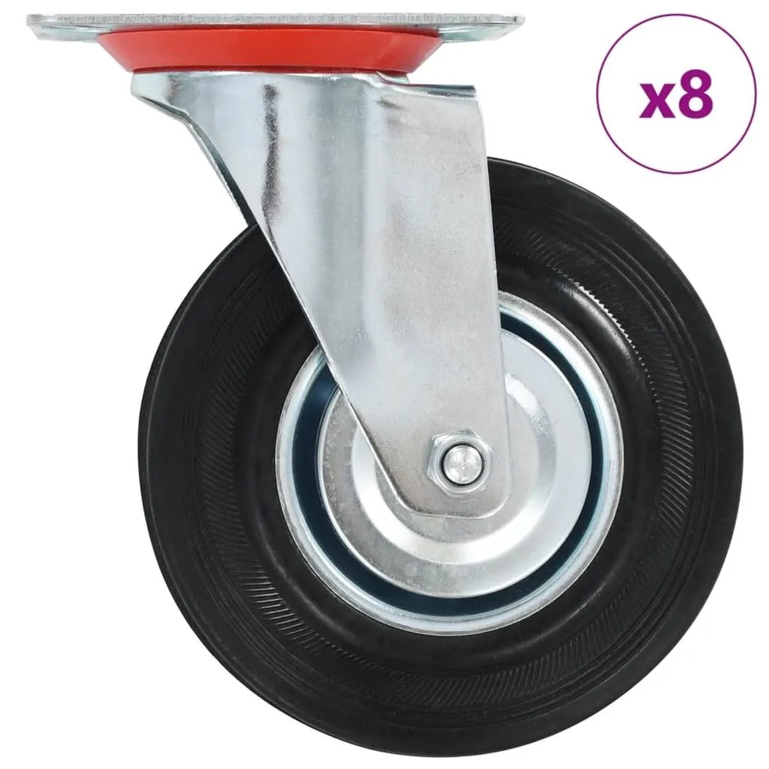 vidaXL 8 Stk Lenkrollen 125 mm 277971