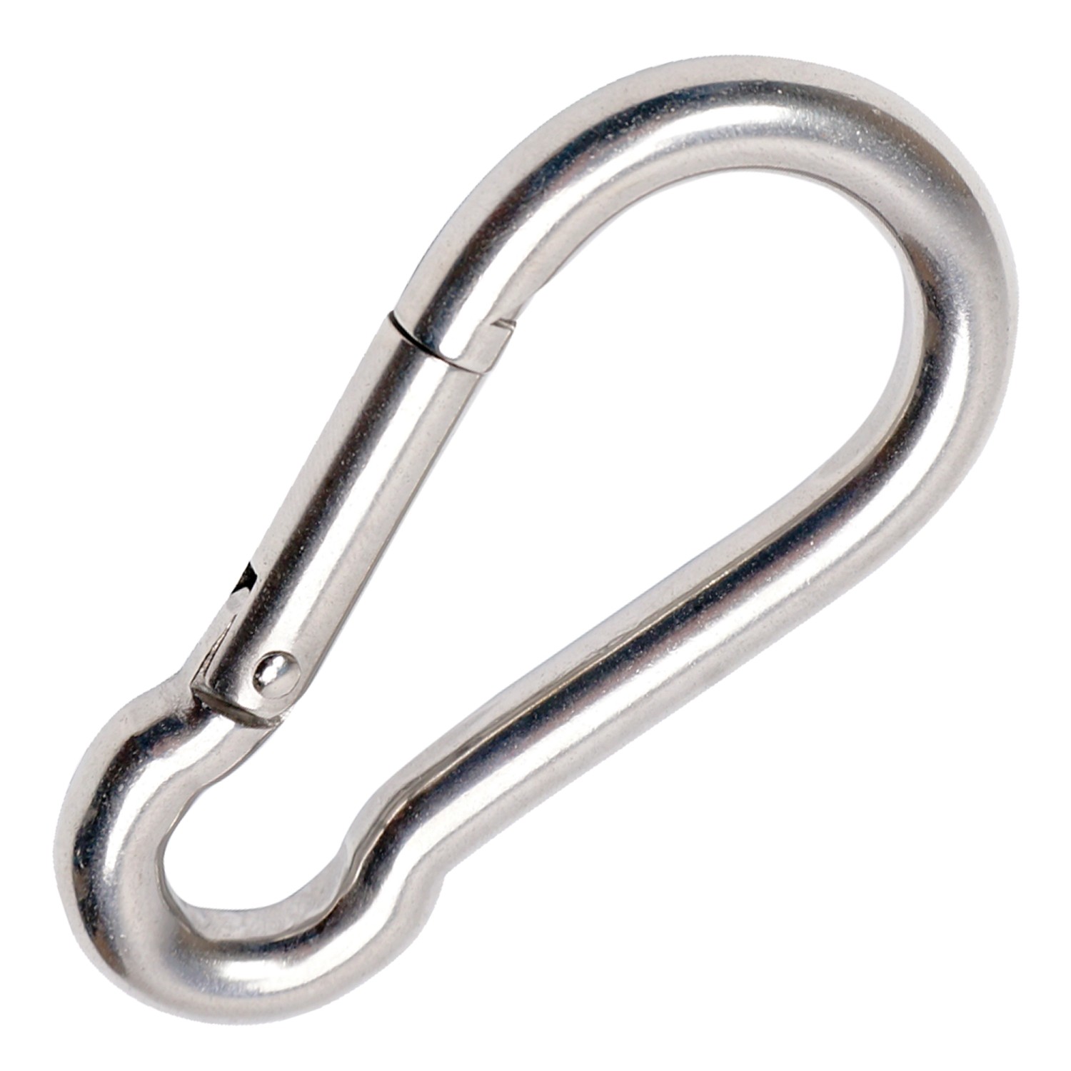 Toldoro 5 Stück Edelstahl Karabiner 12x140mm Rostfrei NIRO AISI 316 V4A Karabinerhaken Groß