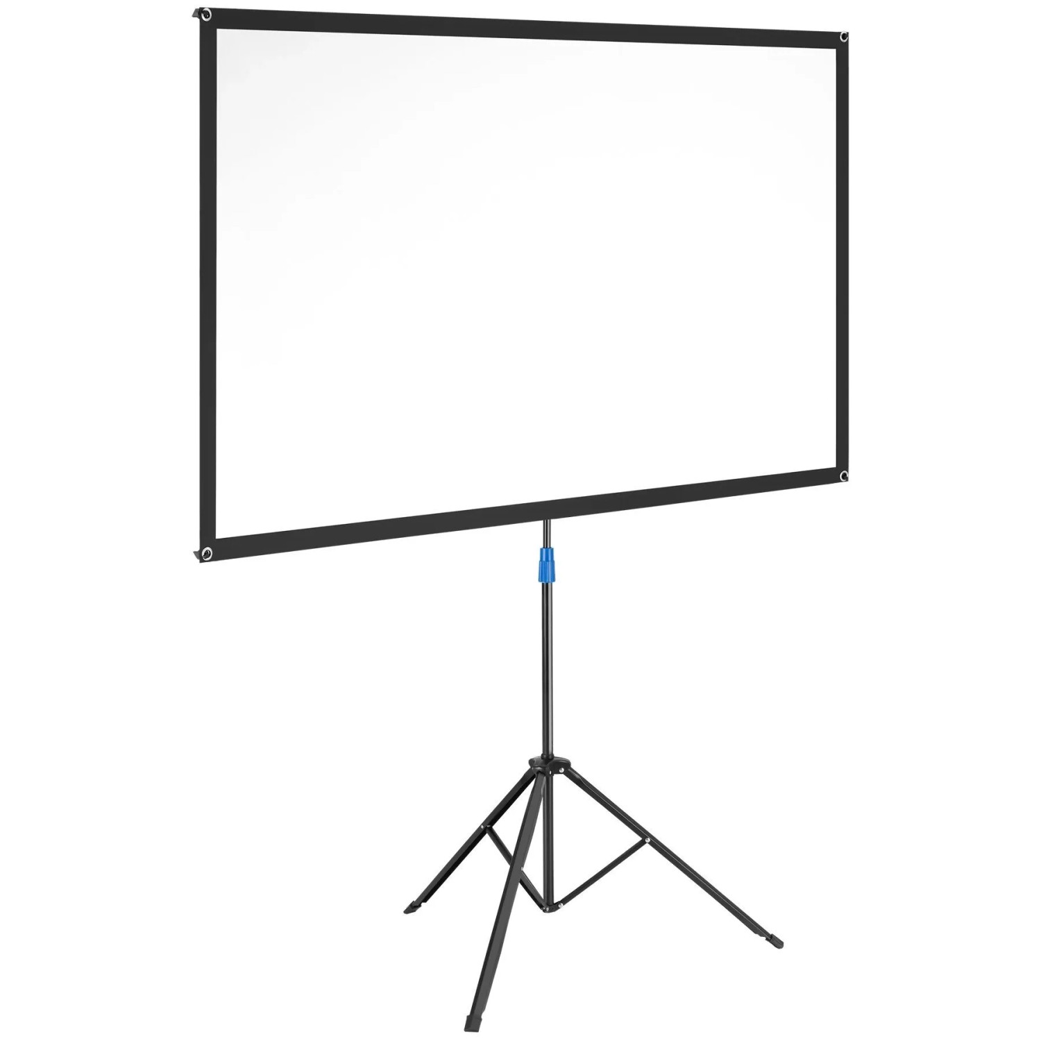 Tectake Beamer Leinwand Cinema Für 4K  Hd  Ultra Hd und Full Hd  Gain Faktor 1 0 Mit Standfestem  Klappbarem Stativ  177 x 100 cm Weiß