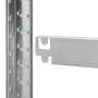 Detailaufnahme Stecksystem des Juskys Lagerregal Sets: Verzinktes Metall, einfache Montage.