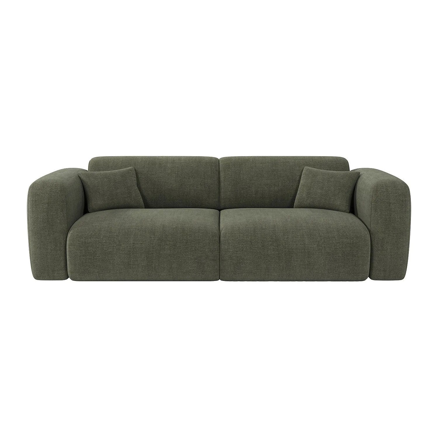 Vente-unique Schlafsofa Pogni Grün 240 cm