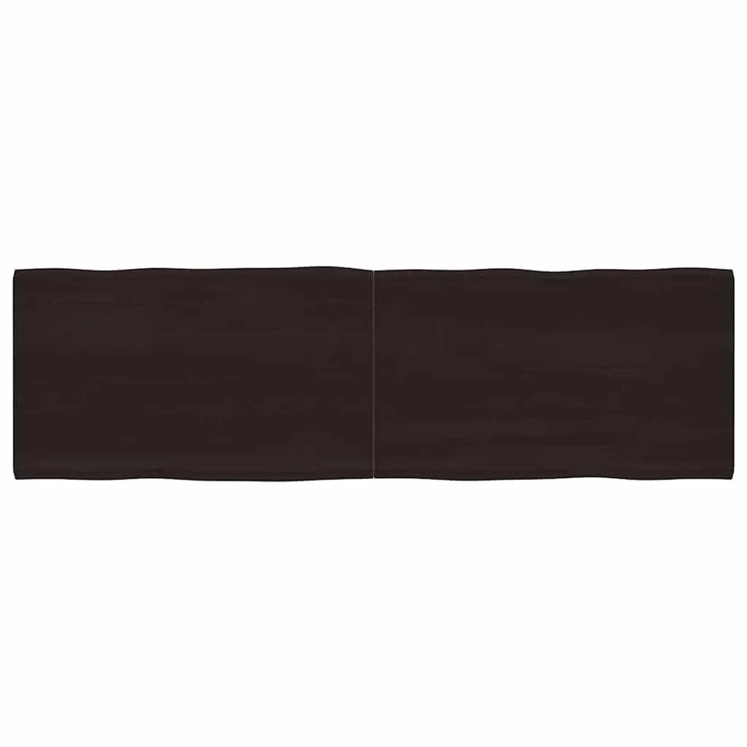 Thumbnail - vidaXL Tischplatte 200x60x2-6 cm Massivholz Behandelt Baumkante 364051