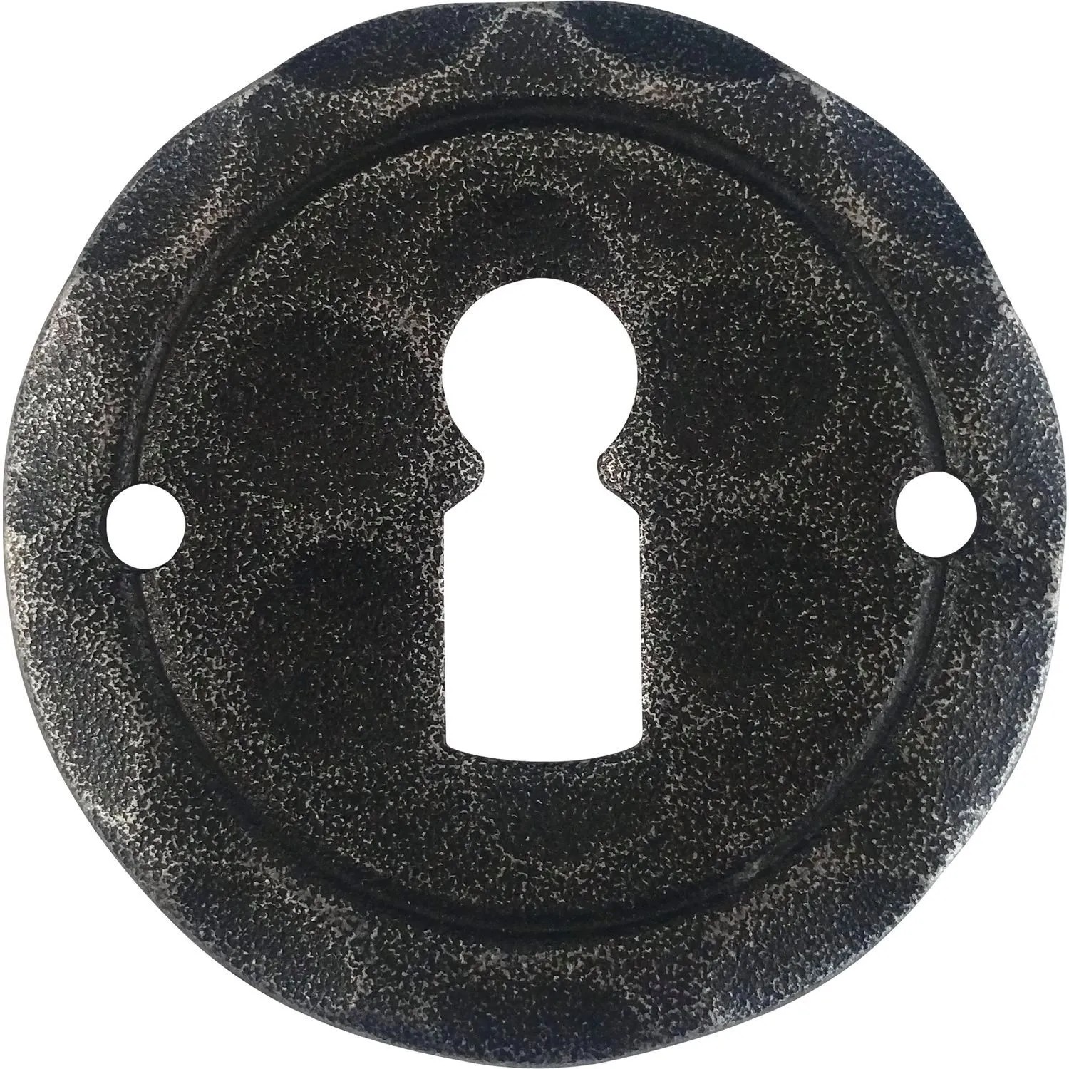 Halcö Schlüsselrosette Sill Bb ø 50 mm Verzinkt Schwarz Passiviert