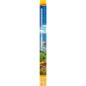 Verpackung der Sera Aquarium LED-Leuchte Daylight Sunrise 820 für Aquarienbeleuchtung.