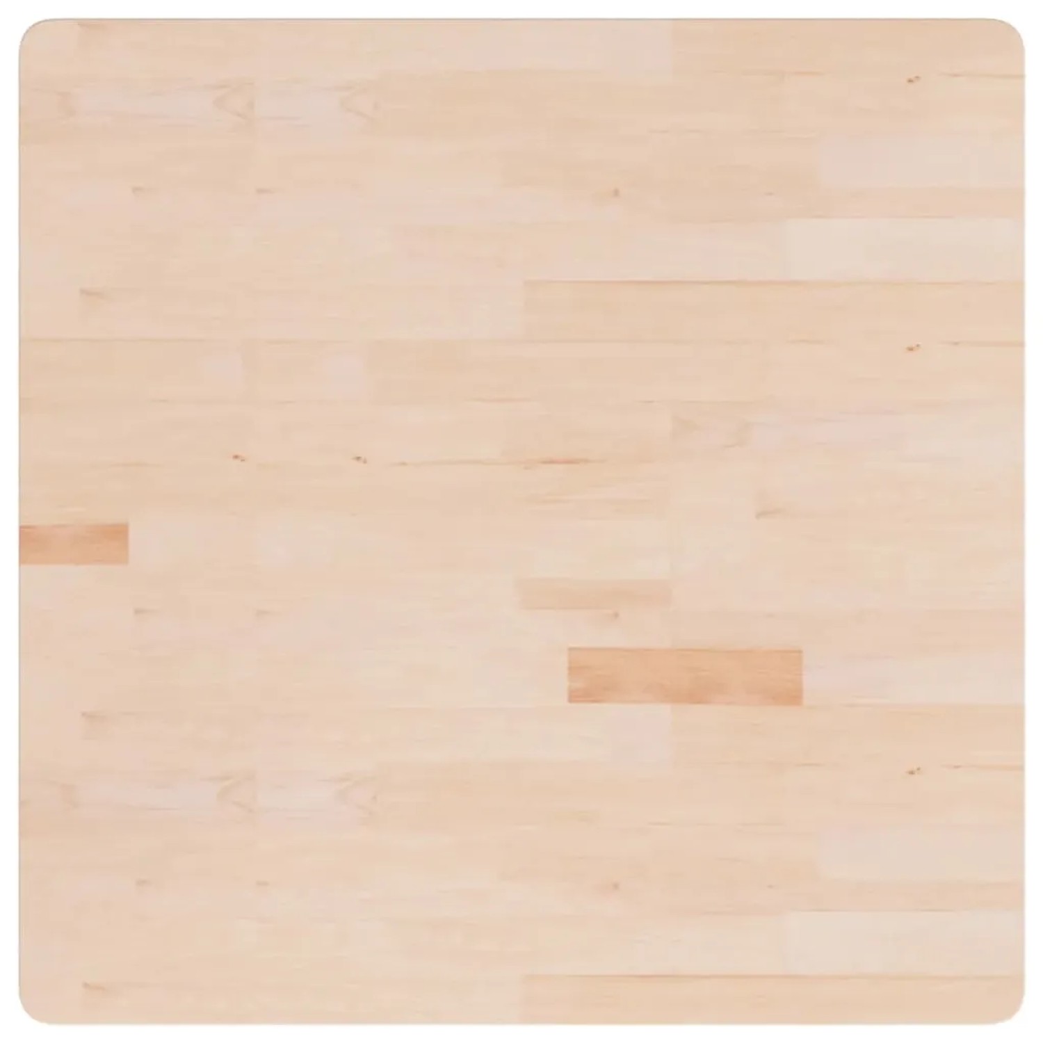 vidaXL Tischplatte Quadratisch 90x90x1,5 cm Eichenholz Unbehandelt