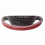 Klingspor Gewebe Schleifband 9x533 mm, Korn 180, rotbraun. Für Bandschleifer, 10 Stück.