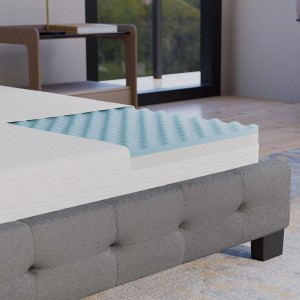 Juskys Kaltschaummatratze 160x200 cm, offenporiger Schaumkern für optimale Luftzirkulation.