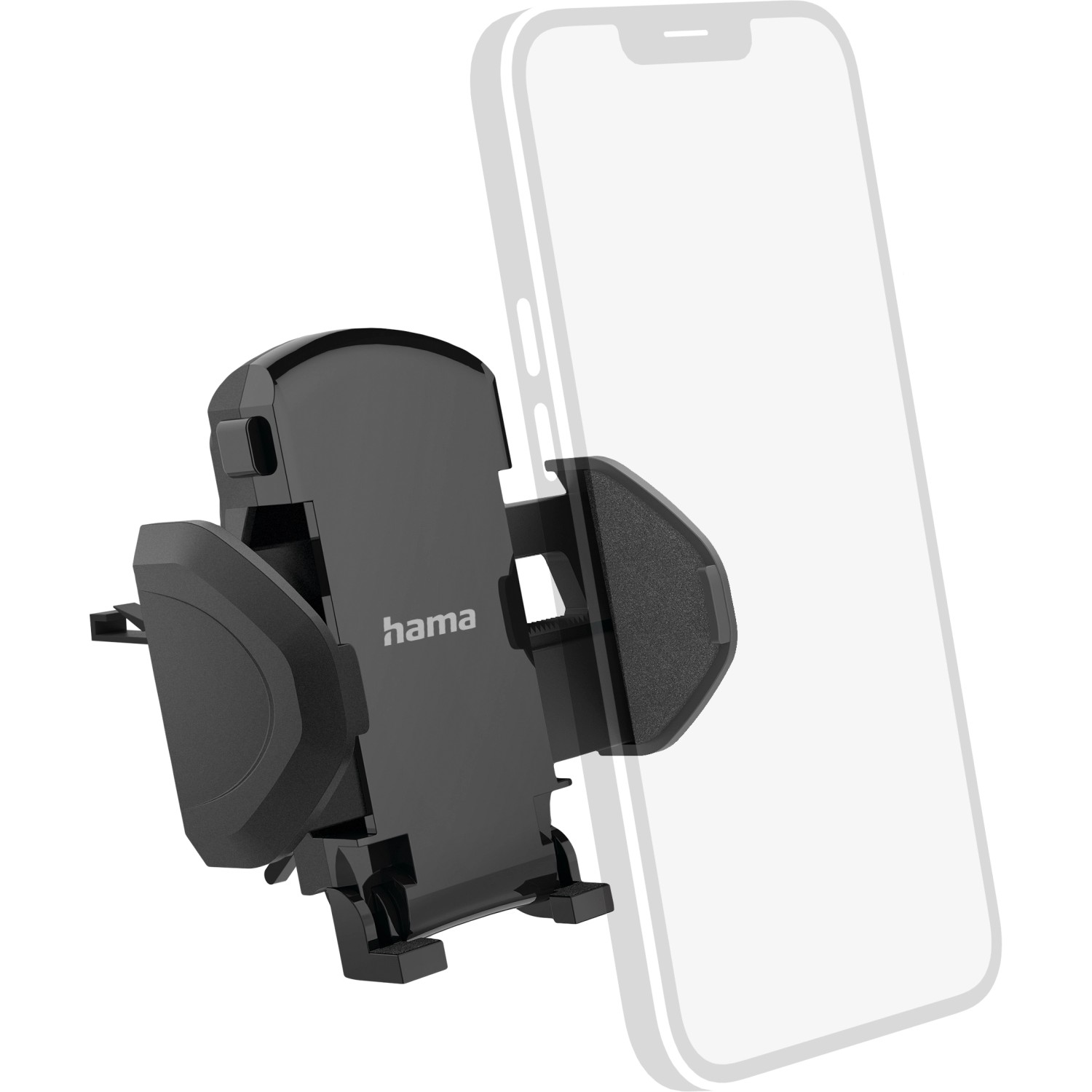 Hama Auto-Handyhalterung Move für Lüftung Universal bis 9 cm Breite Schwarz  kaufen bei OBI