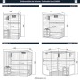 Skizze der Home Deluxe Sauna SHADOW in verschiedenen Größen (M, L, XL, XL Big) mit Maßangaben.
