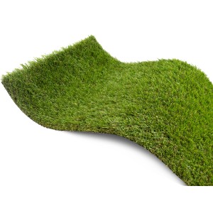 Primaflor Kunstrasen Milo, 4x4m, grüner Rasenteppich für Balkon und Garten.