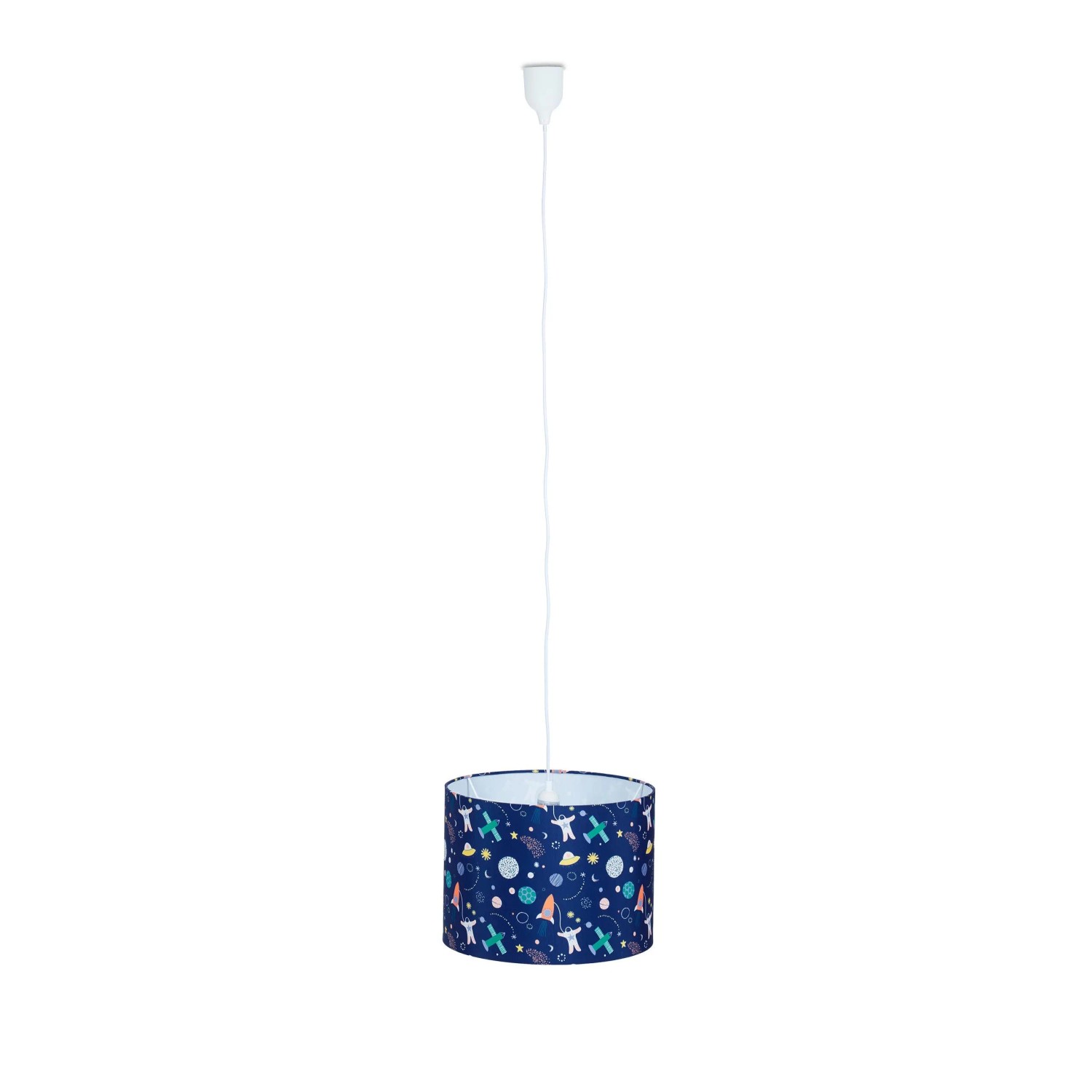 Relaxdays Hängelampe Kunststoff Bunt für Kinderzimmer 155 cm x 35 cm 0,6 kg