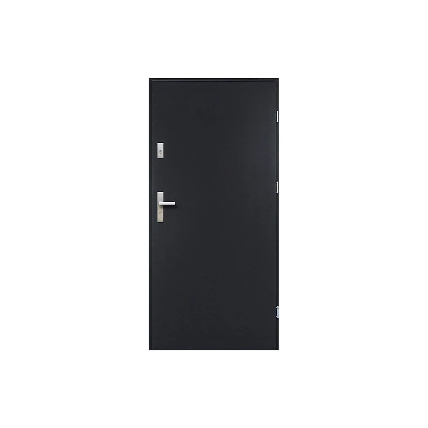 Vente-unique Haustür Agueda Anthrazitgrau 95 cm