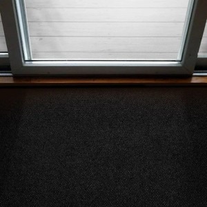 Floordirekt Schmutzfangmatte Hong Kong Extra Robust Rutschfest Schwarz 200 x 350 cm