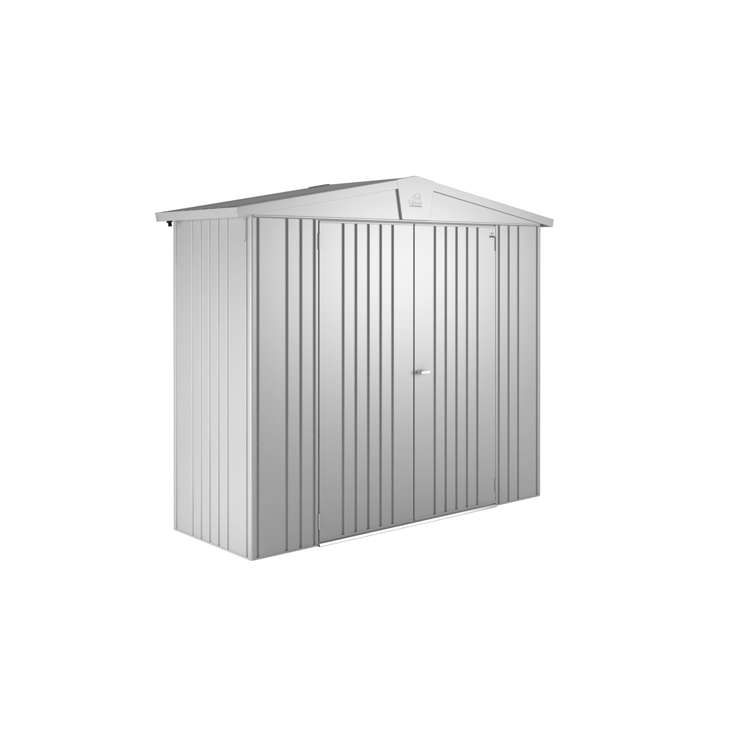 Biohort Metall-Gerätehaus Europa Silber-Metallic 1,9 m²
