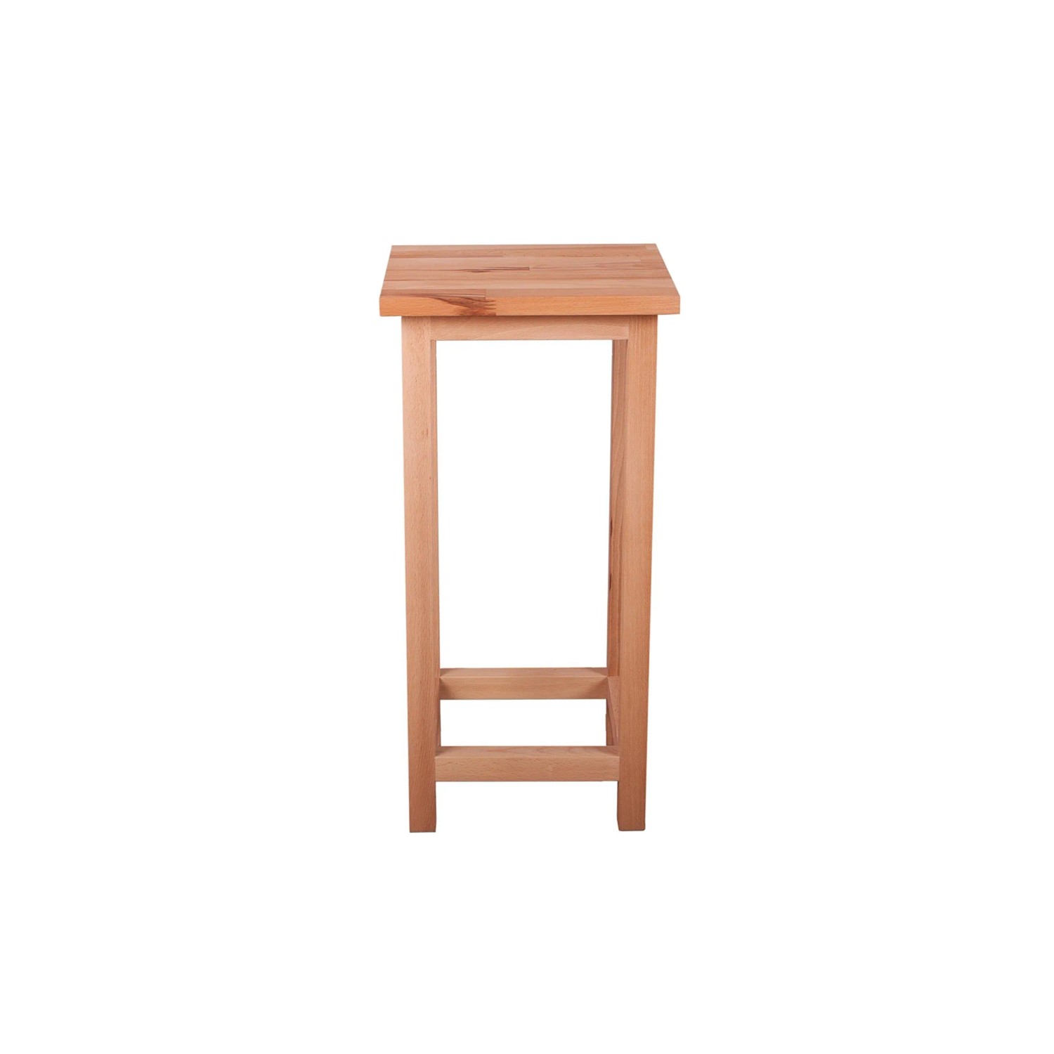 DELUKE Blumenständer SIRI Platte 2cm Buche 30x30x60cm Pflanzenständer Pflanzenregal Pflanzenhocker