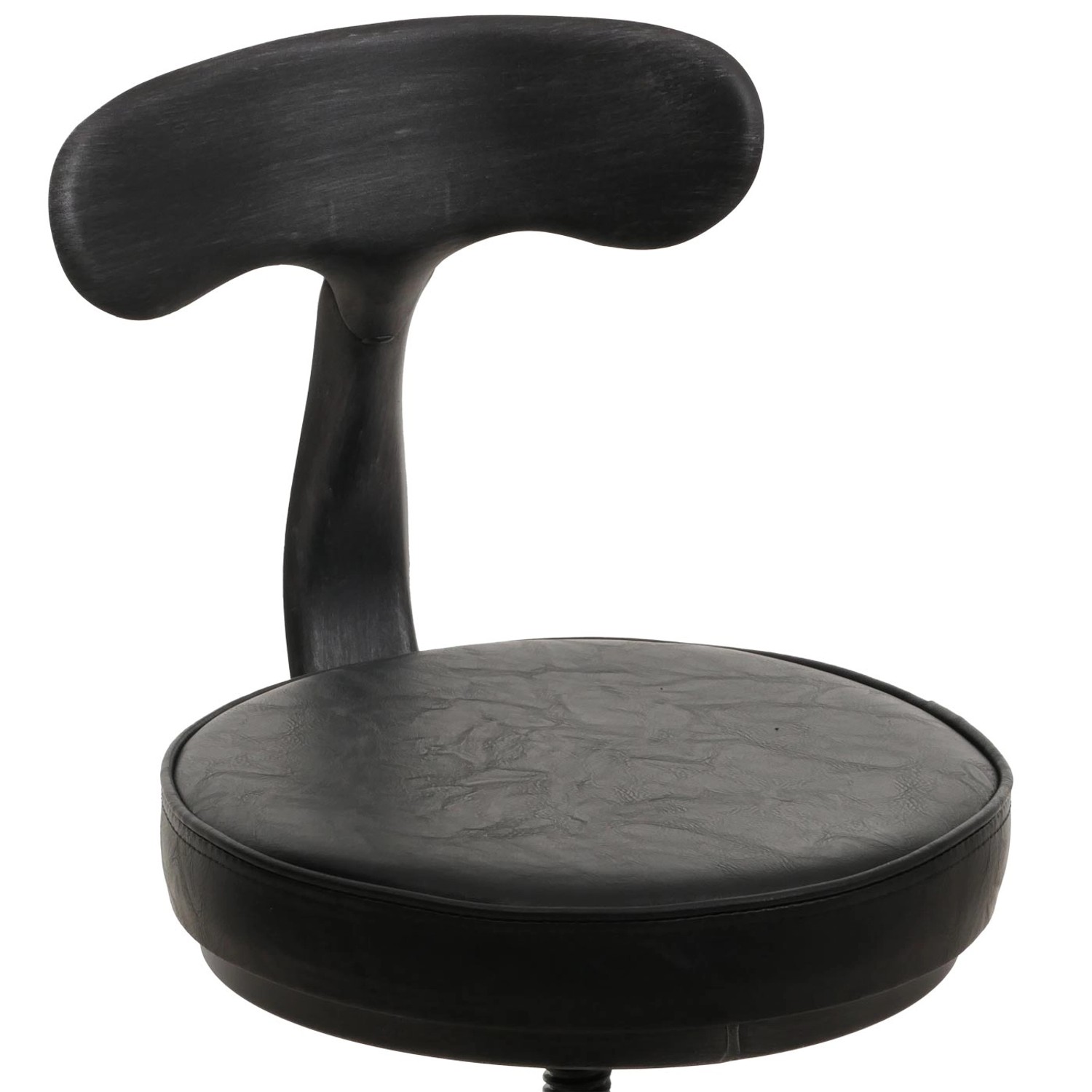 2er-Set Barhocker N22 Schwarz, drehbar und höhenverstellbar.